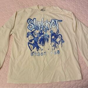 Slipknot Cream Long Sleeve Shirt